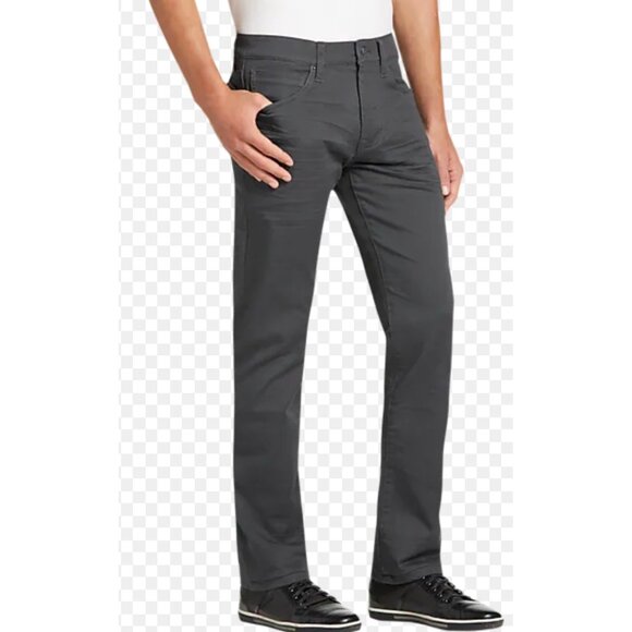 Joseph Abboud Men Pipe Slim Charcoal Jeans Size 42 /30 - Picture 1 of 11